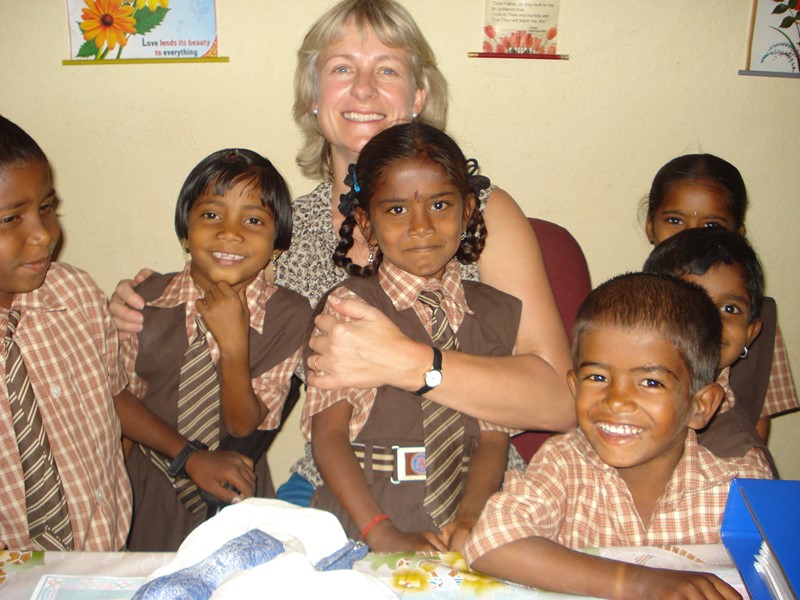 Dalit Teacher and Children